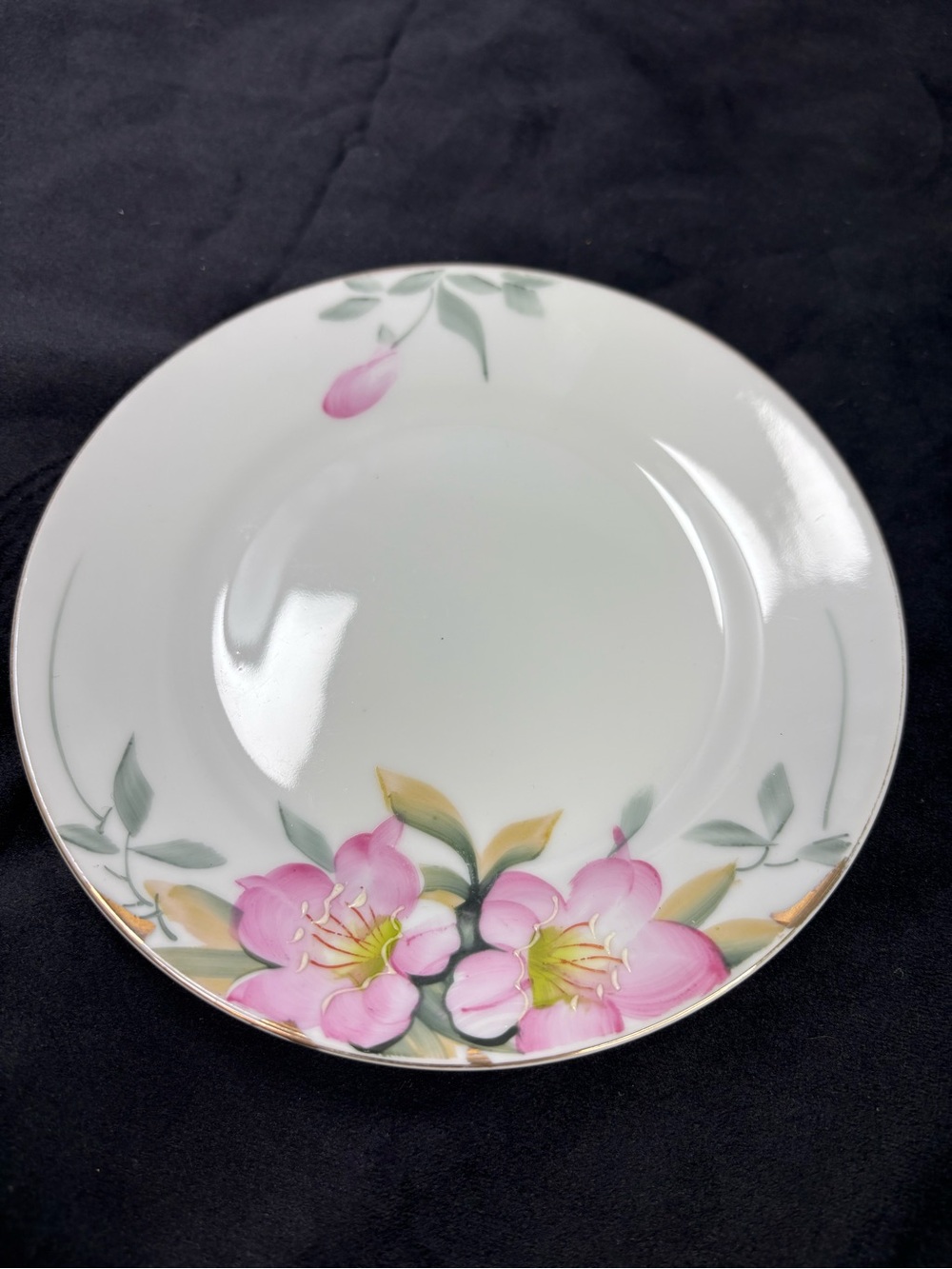 Vintage NORITAKE 1930’s Dinnerware Azalea Pattern Luncheon Plate 8 1/2" #19332 - Picture 2 of 4